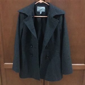Pea coat (grey)